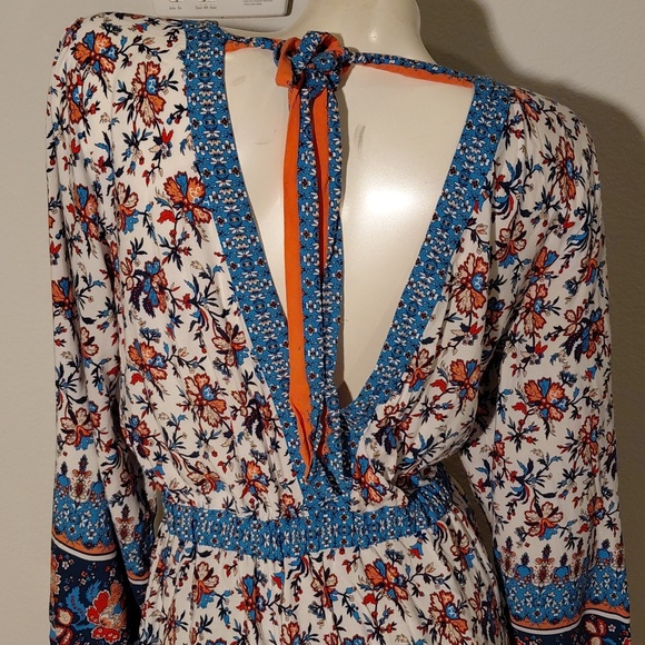 Loft Beach V-Neck Long Sleeve Dress - Picture 5 of 5